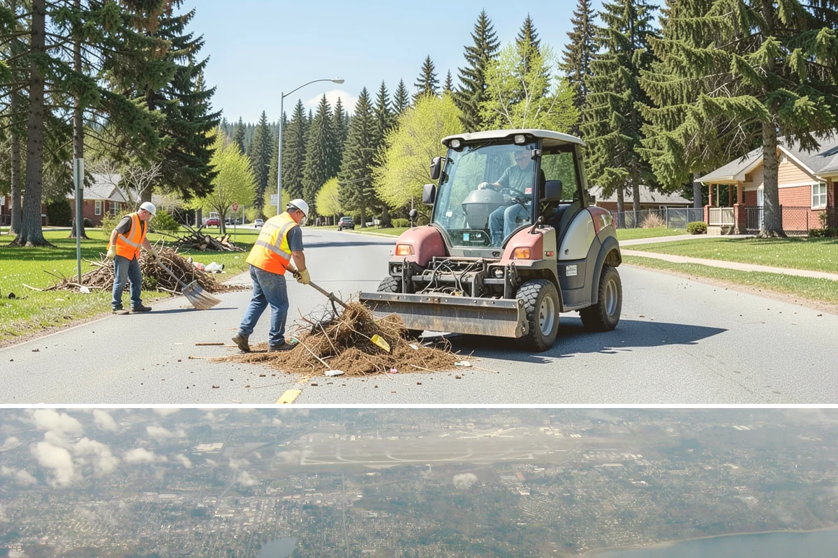 Yard Waste Collection in Burien, King County, WA - Volumes climb through the spring and summer growing season and again during fall cleanup.