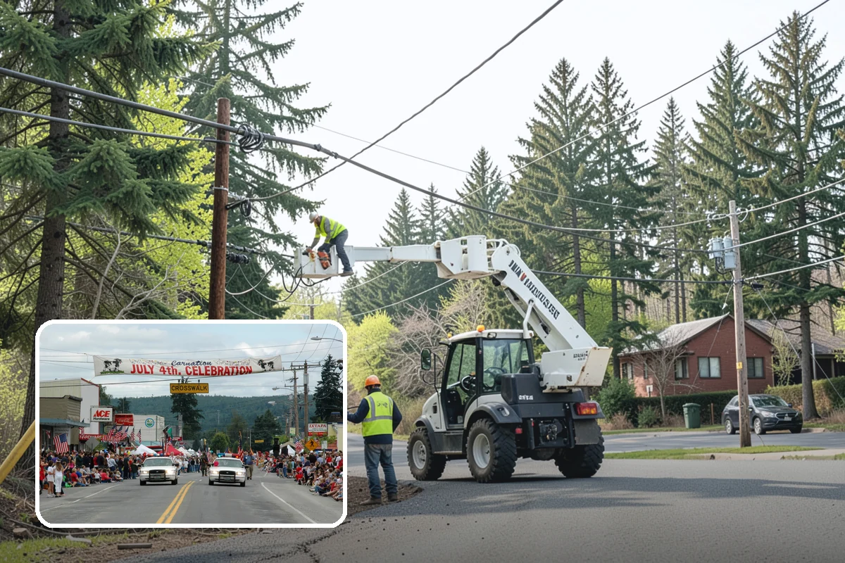 Yard Waste Collection in Carnation, King County, WA - Green waste diverted to compost
