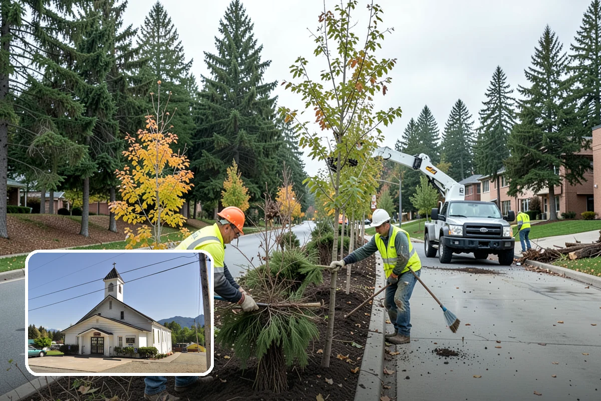 Yard Waste Collection in Concrete, Skagit County, WA - Green waste diverted to compost