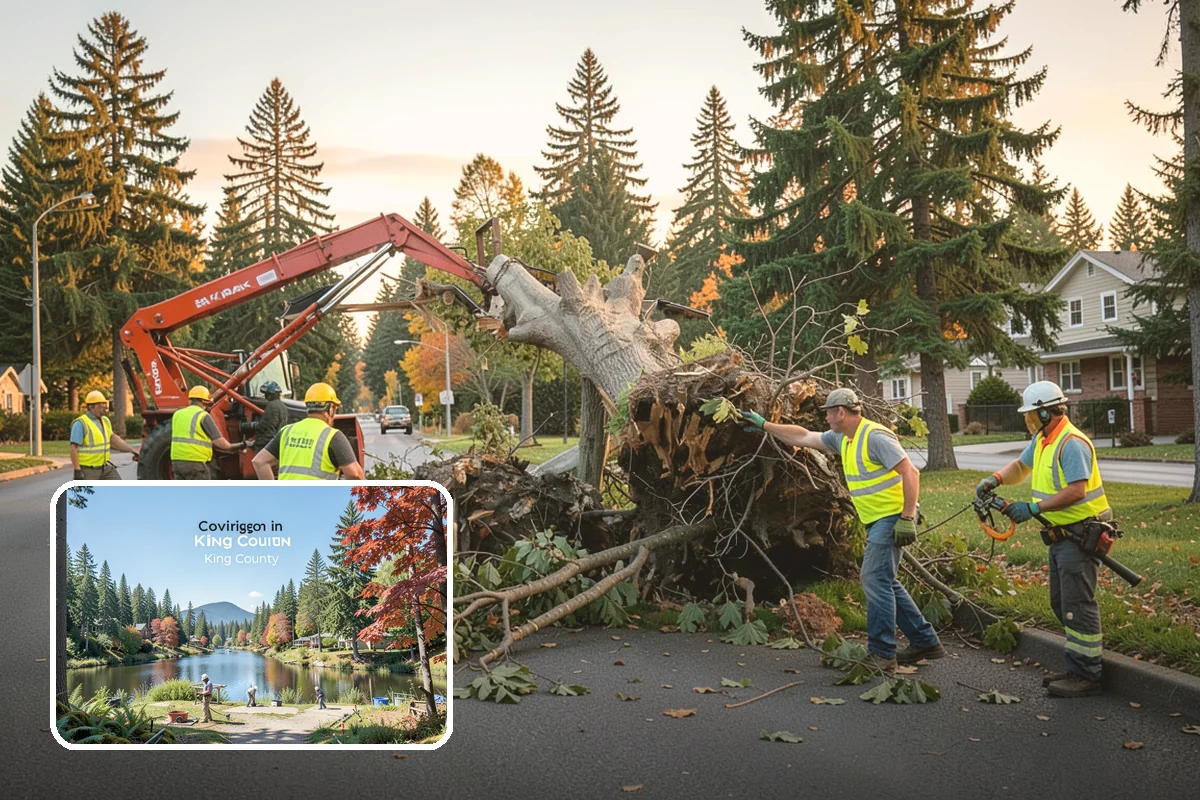 Yard Waste Collection in Covington, King County, WA - Green waste diverted to compost
