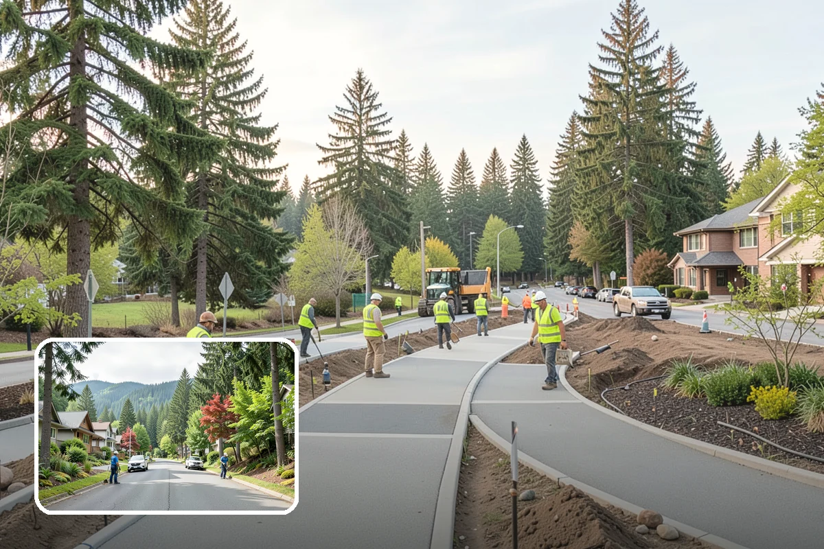Yard Waste Collection in Darrington, Snohomish County, WA - Green waste diverted to compost