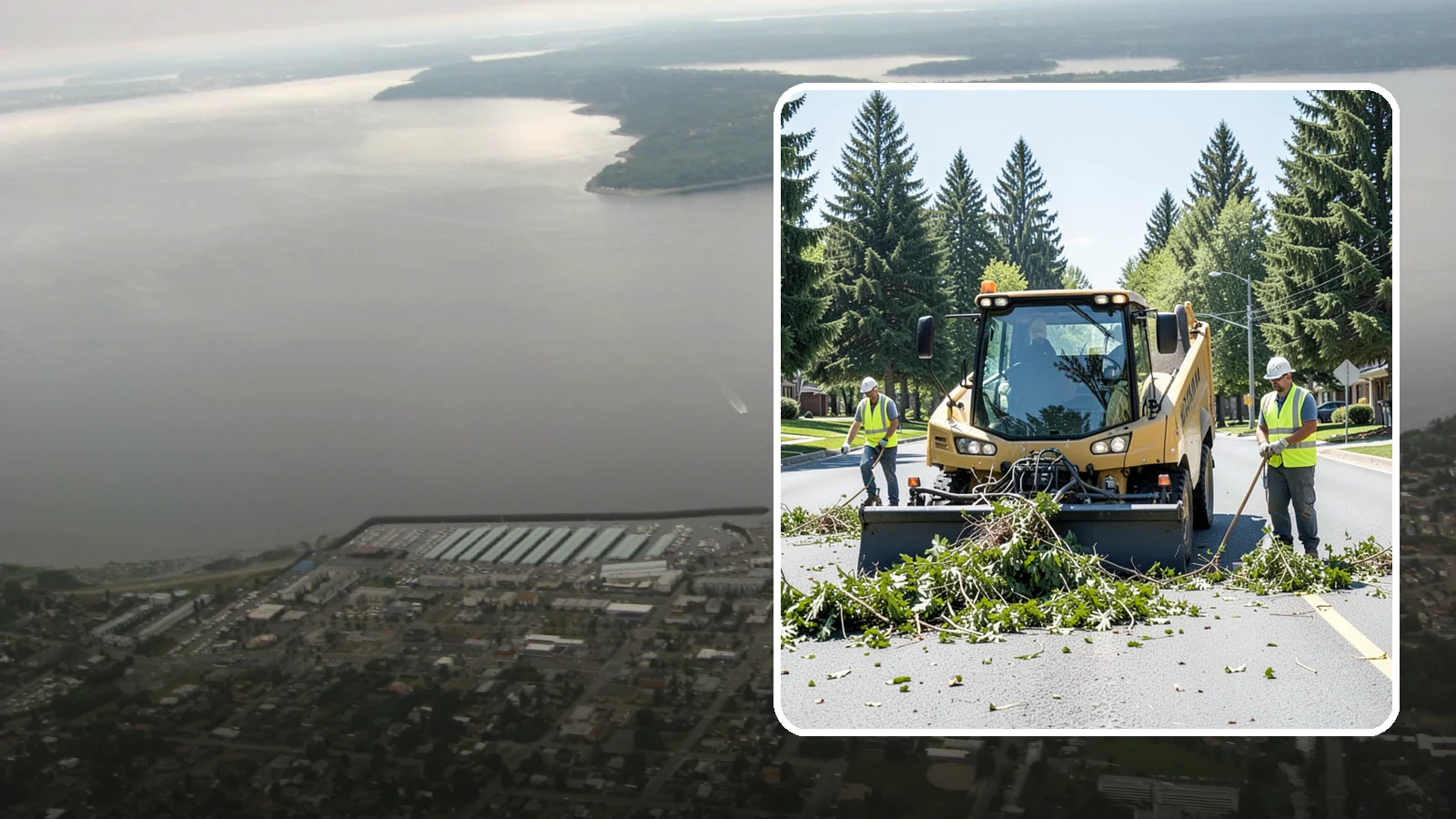 Yard Waste Collection in Des Moines, King County, WA - Collection of green waste and yard debris from public grounds and maintenance operations.