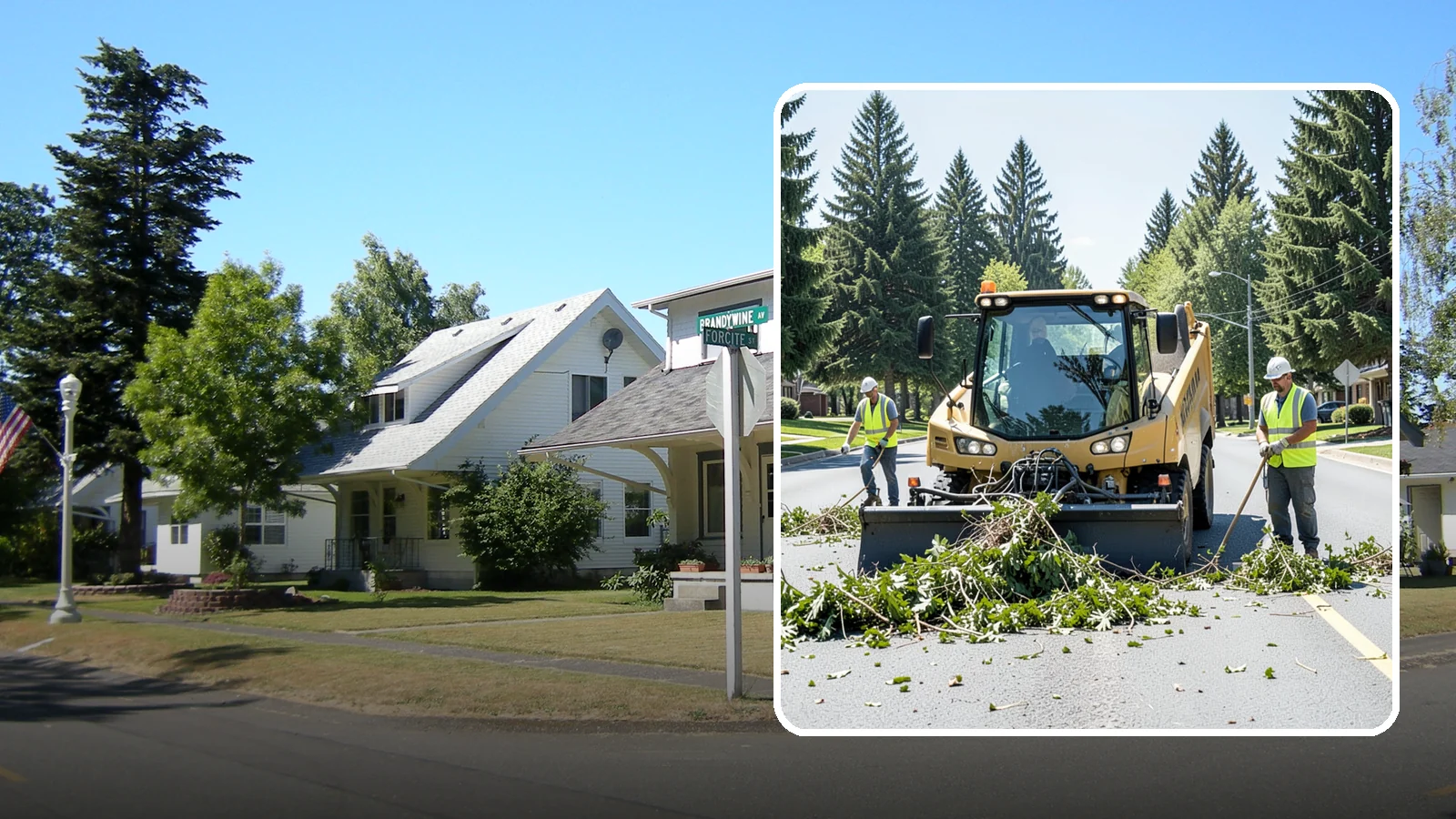 Yard Waste Collection in DuPont, Pierce County, WA - Collection of green waste and yard debris from public grounds and maintenance operations.