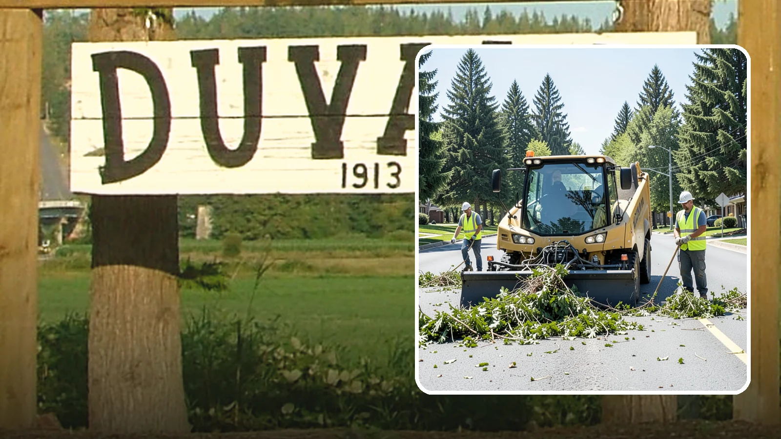 Yard Waste Collection in Duvall, King County, WA - Collection of green waste and yard debris from public grounds and maintenance operations.