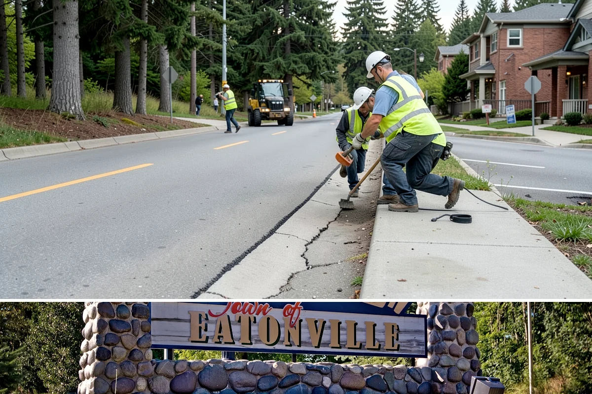 Yard Waste Collection in Eatonville, Pierce County, WA - Volumes climb through the spring and summer growing season and again during fall cleanup.