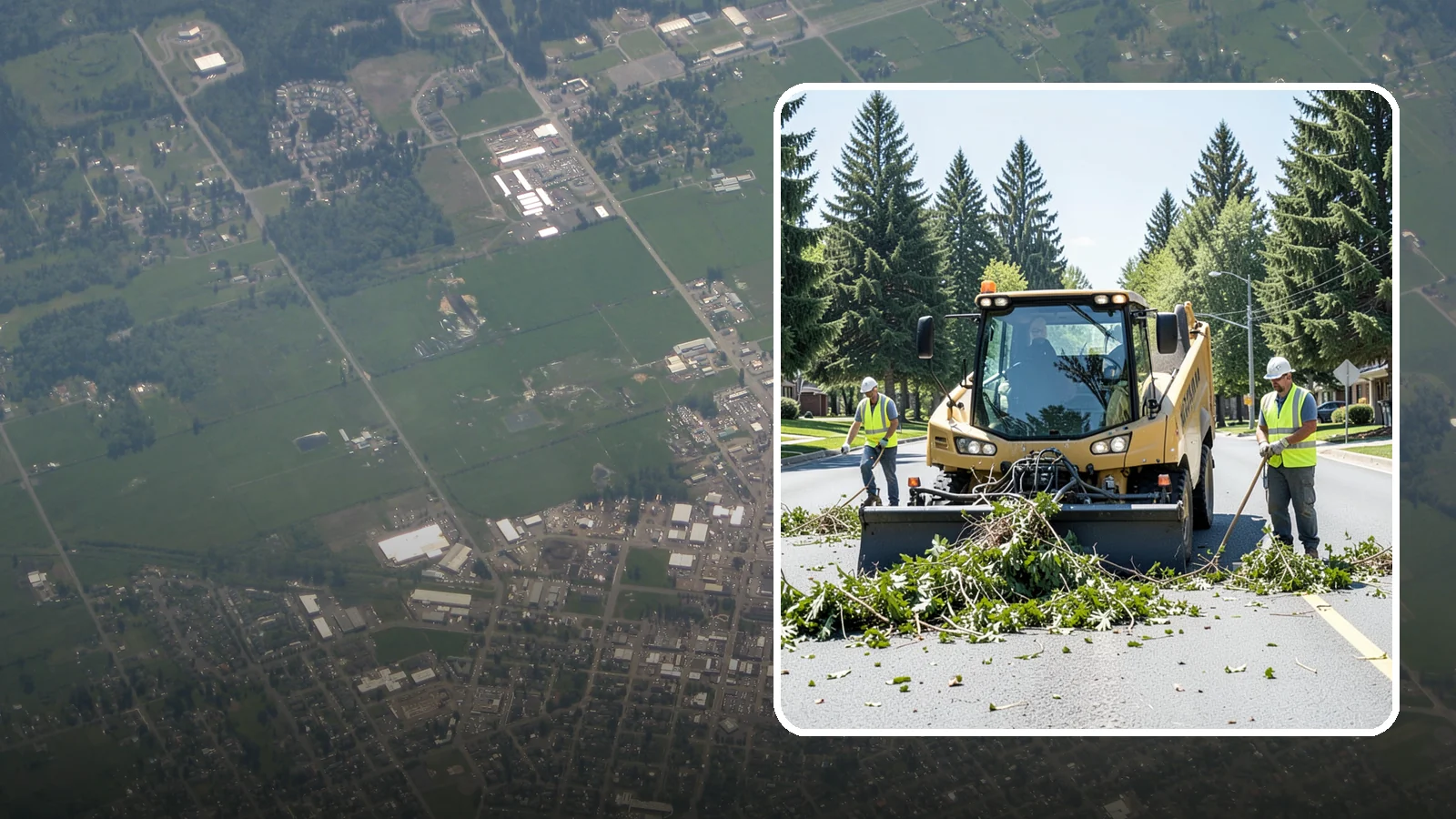 Yard Waste Collection in Enumclaw, King County, WA - Collection of green waste and yard debris from public grounds and maintenance operations.