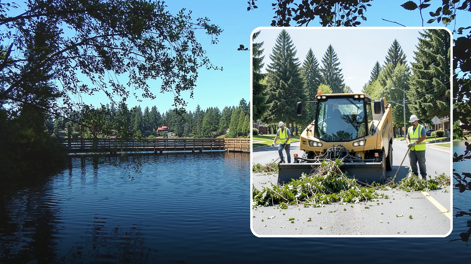 Yard Waste Collection in Federal Way, King County, WA - Collection of green waste and yard debris from public grounds and maintenance operations.