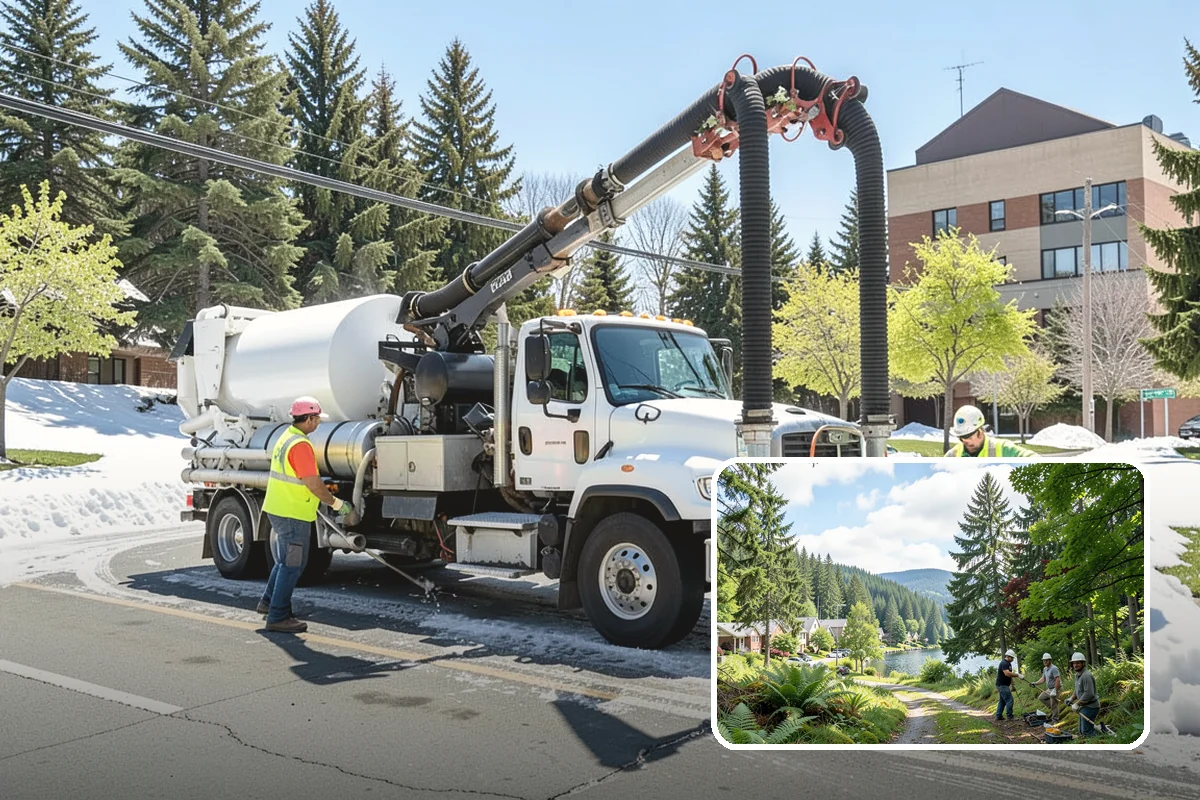 Yard Waste Collection in Lake Forest Park, King County, WA - Green waste diverted to compost