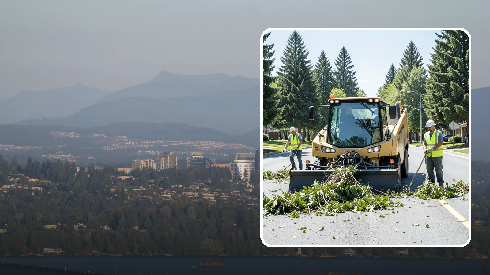 Yard Waste Collection in Medina, King County, WA - Collection of green waste and yard debris from public grounds and maintenance operations.