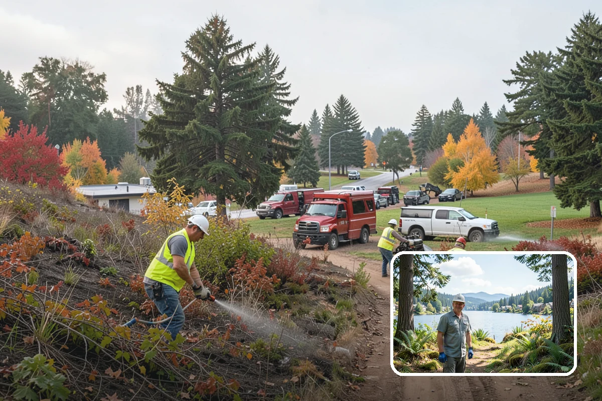Yard Waste Collection in Milton, King County, WA - Green waste diverted to compost