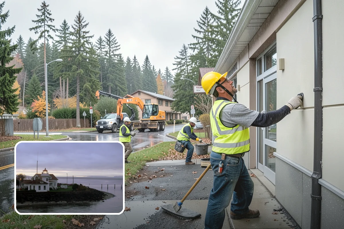 Yard Waste Collection in Mukilteo, Snohomish County, WA - Green waste diverted to compost