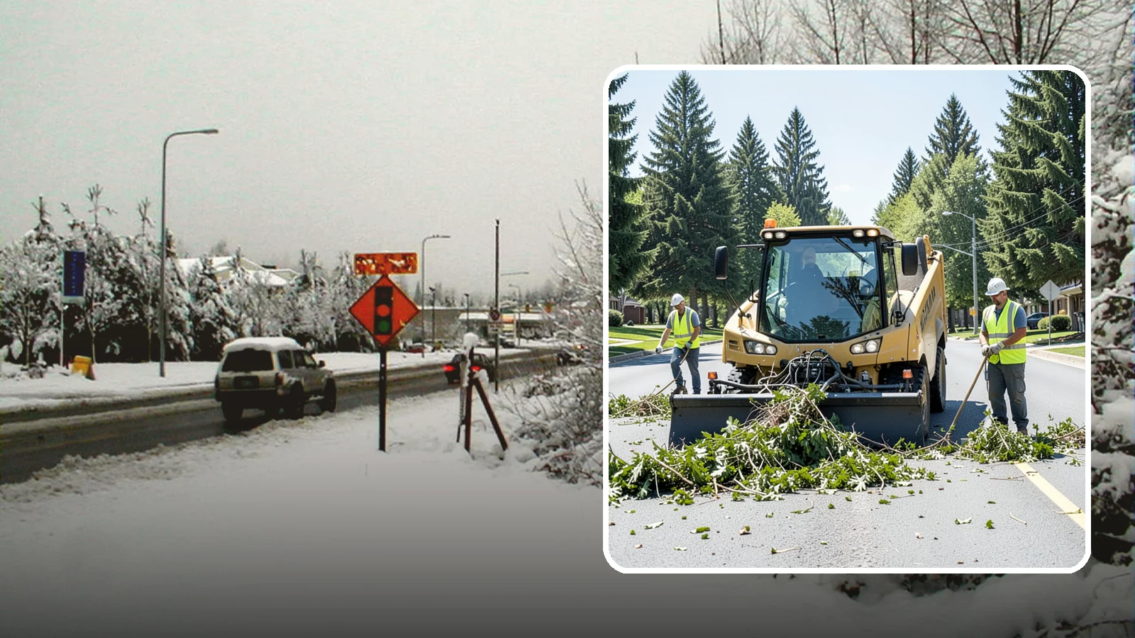 Yard Waste Collection in Newcastle, King County, WA - Collection of green waste and yard debris from public grounds and maintenance operations.