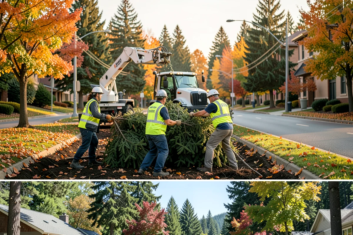 Yard Waste Collection in Orting, Pierce County, WA - Volumes climb through the spring and summer growing season and again during fall cleanup.