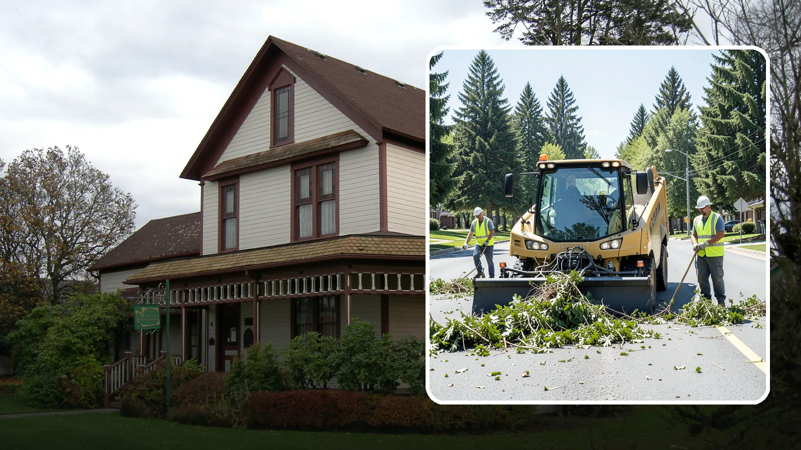 Yard Waste Collection in Sumner, Pierce County, WA - Collection of green waste and yard debris from public grounds and maintenance operations.