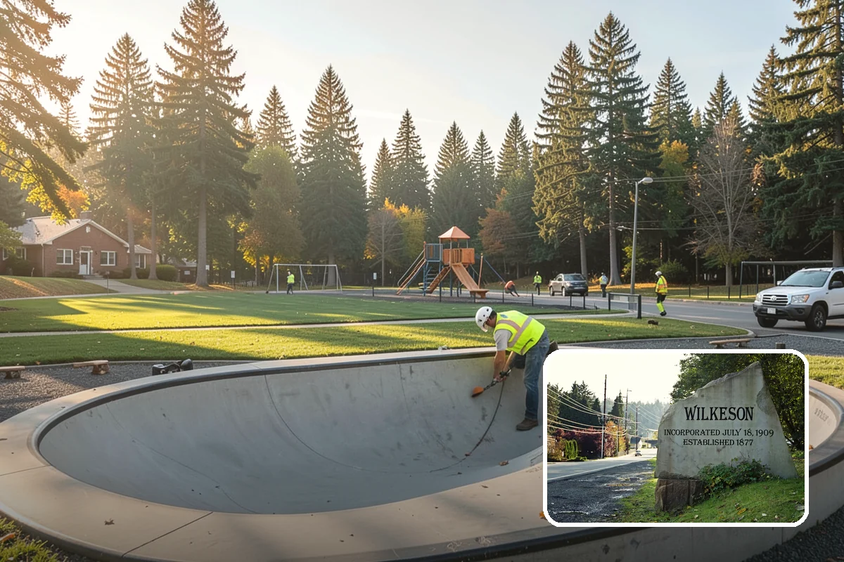 Yard Waste Collection in Wilkeson, Pierce County, WA - Green waste diverted to compost