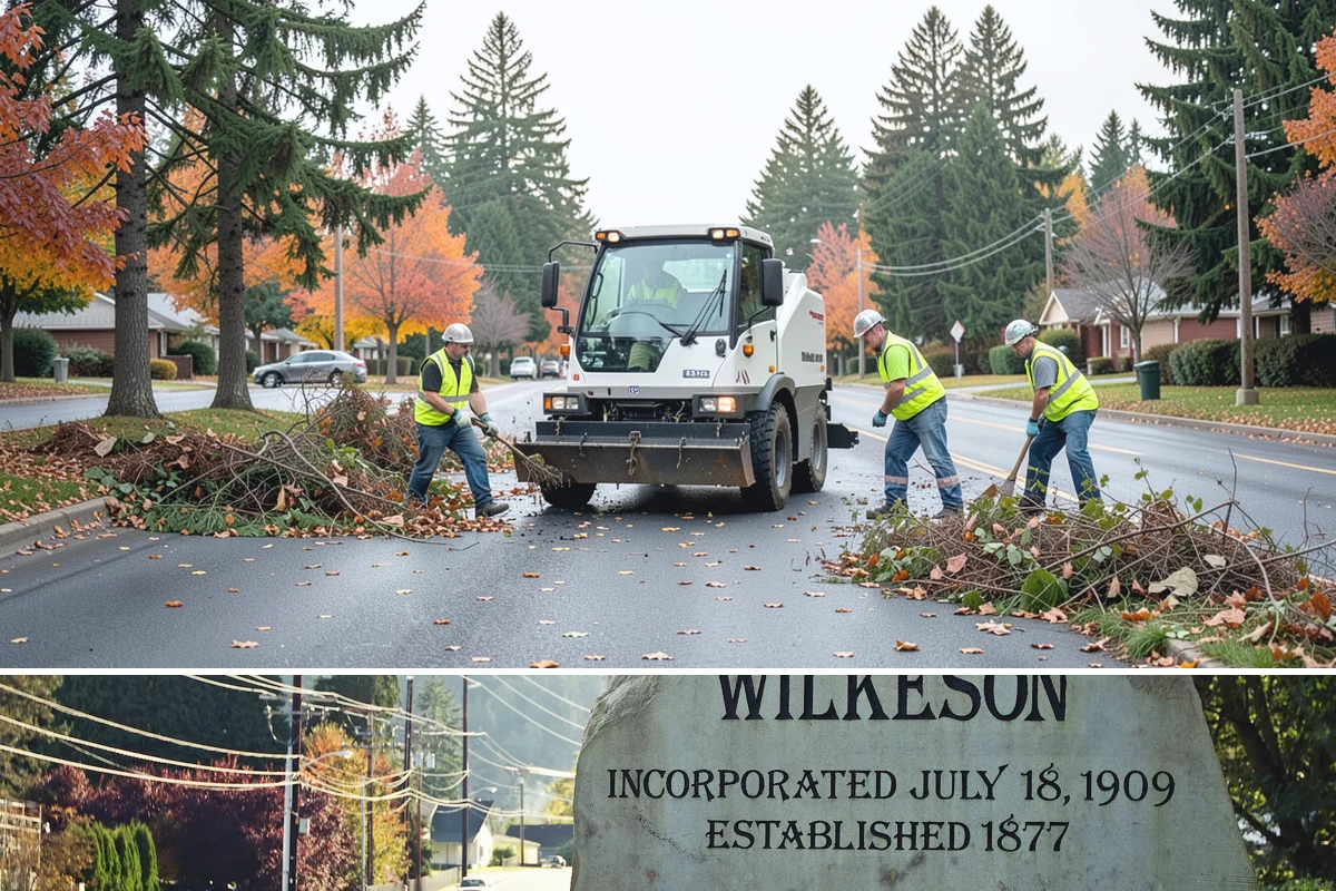Yard Waste Collection in Wilkeson, Pierce County, WA - Volumes climb through the spring and summer growing season and again during fall cleanup.