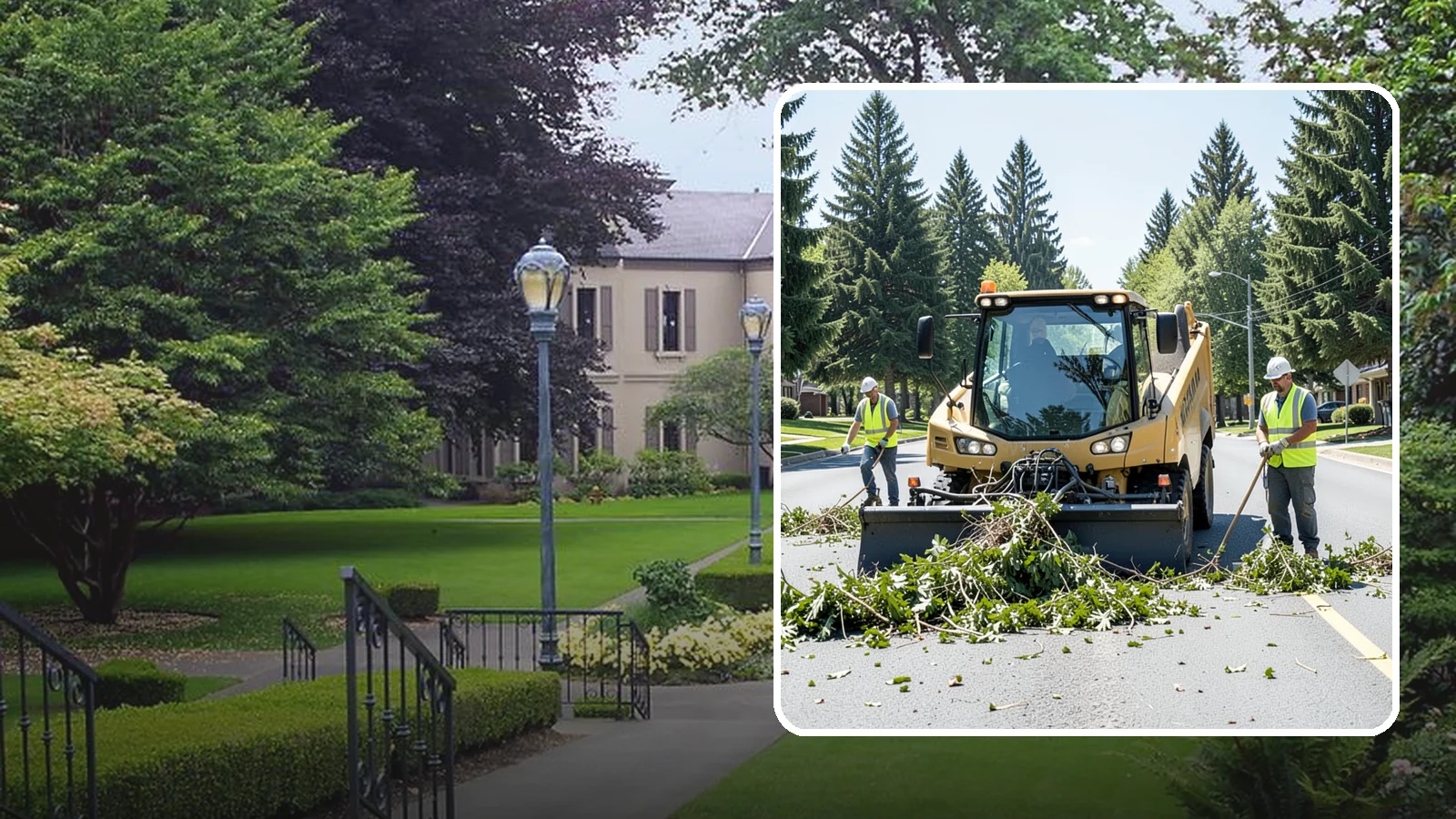 Yard Waste Collection in Woodinville, King County, WA - Collection of green waste and yard debris from public grounds and maintenance operations.