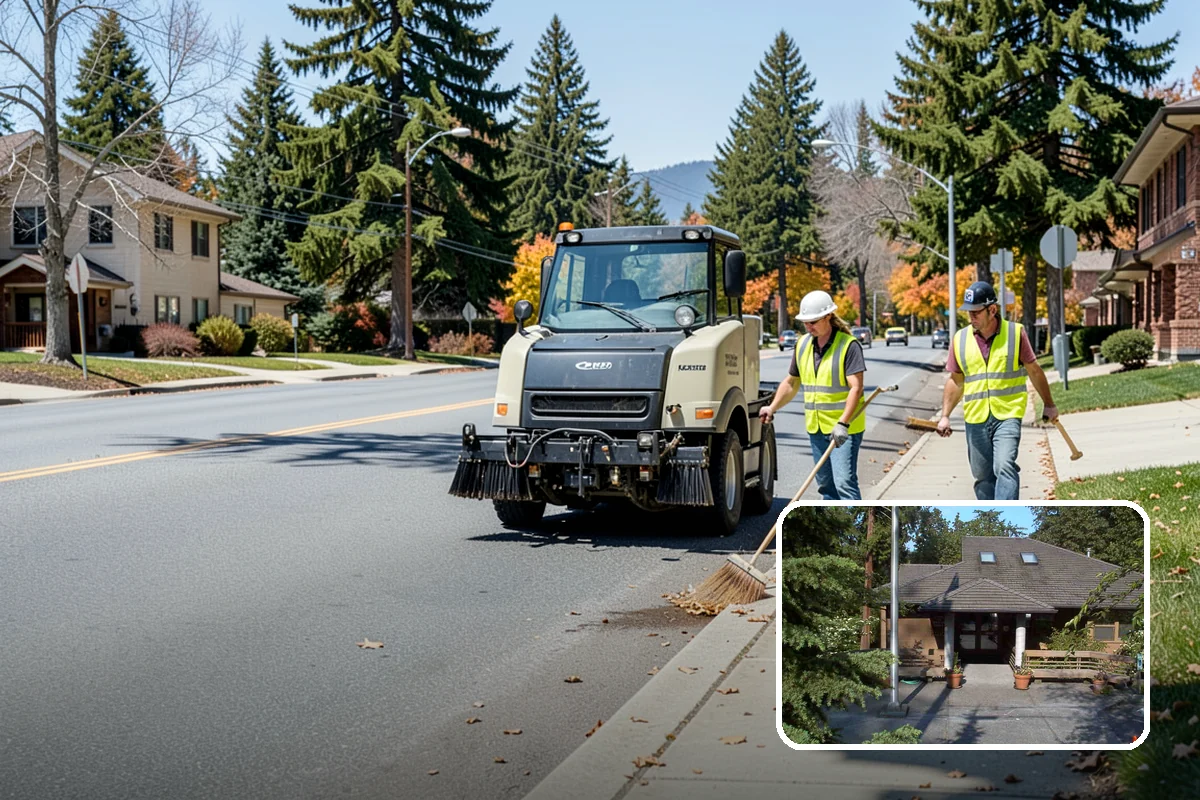 Yard Waste Collection in Yarrow Point, King County, WA - Green waste diverted to compost