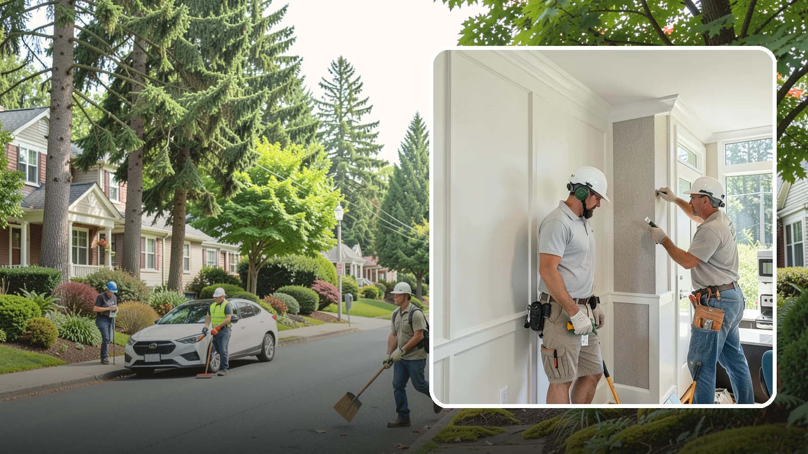 Accent Wall Installation in Beaux Arts Village, King County, WA - Creating a standout accent wall with texture, paneling, or material to anchor a room's design.