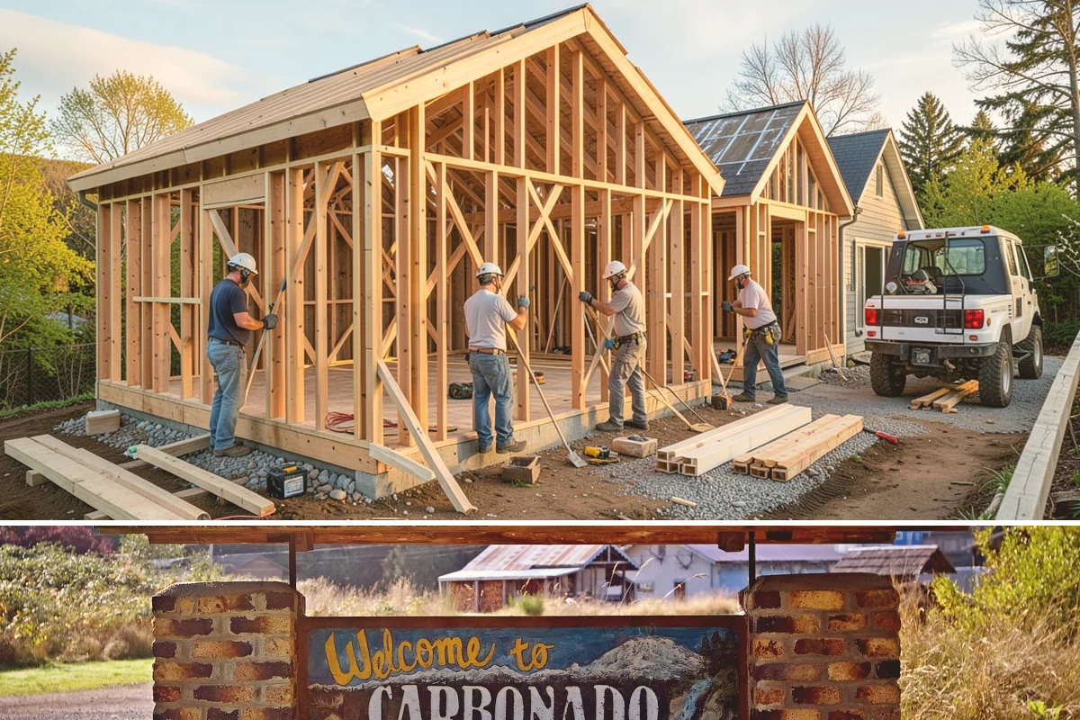 Accent Wall Installation in Carbonado, Pierce County, WA - Accent wall installs are indoor work that can be scheduled any time of year.