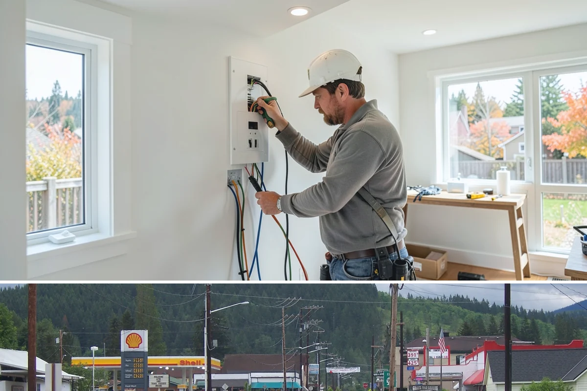 Accent Wall Installation in Granite Falls, Snohomish County, WA - Accent wall installs are indoor work that can be scheduled any time of year.