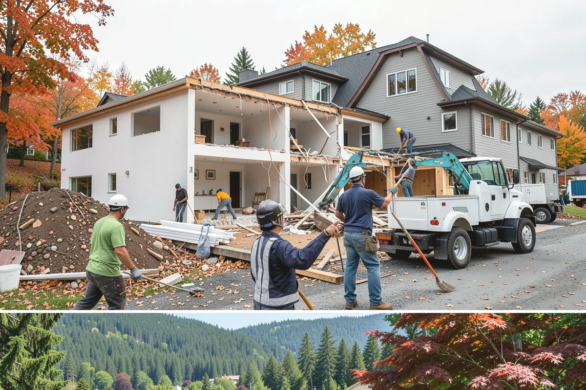Accent Wall Installation in Index, Snohomish County, WA - Accent wall installs are indoor work that can be scheduled any time of year.