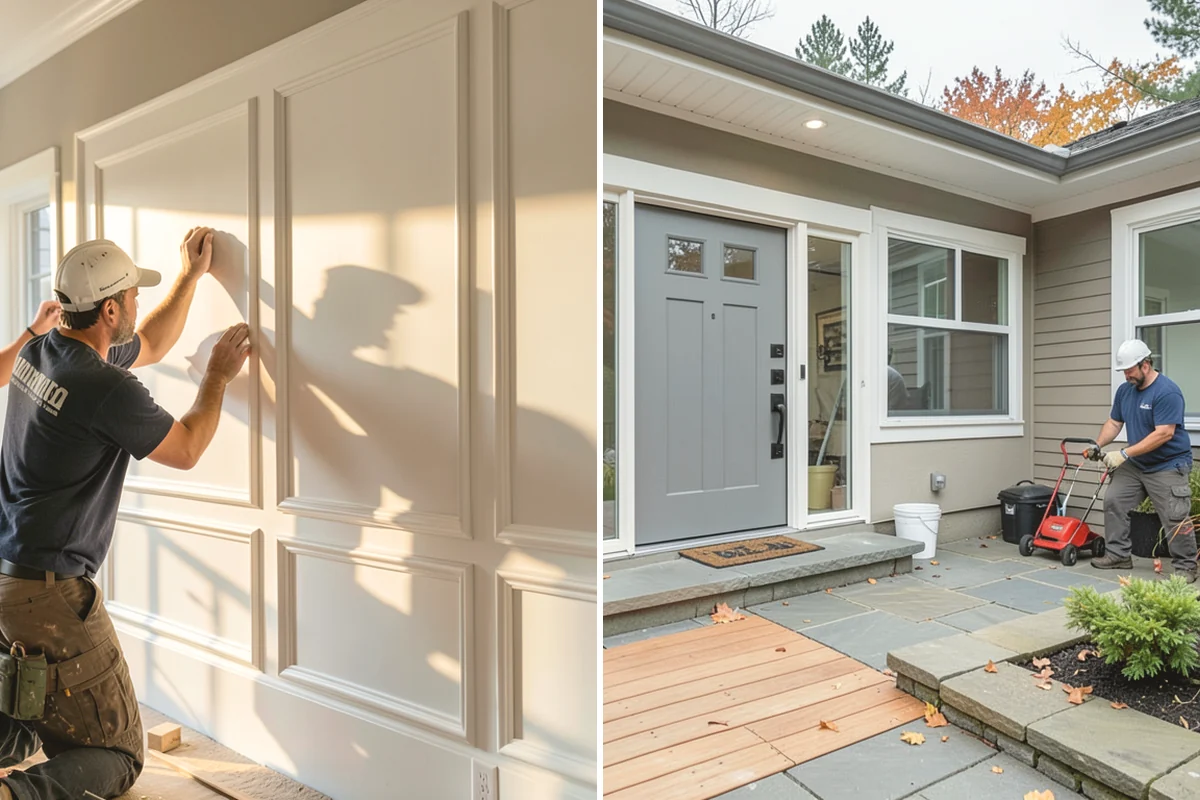 Accent Wall Installation in Issaquah, King County, WA - Choose material and design the layout