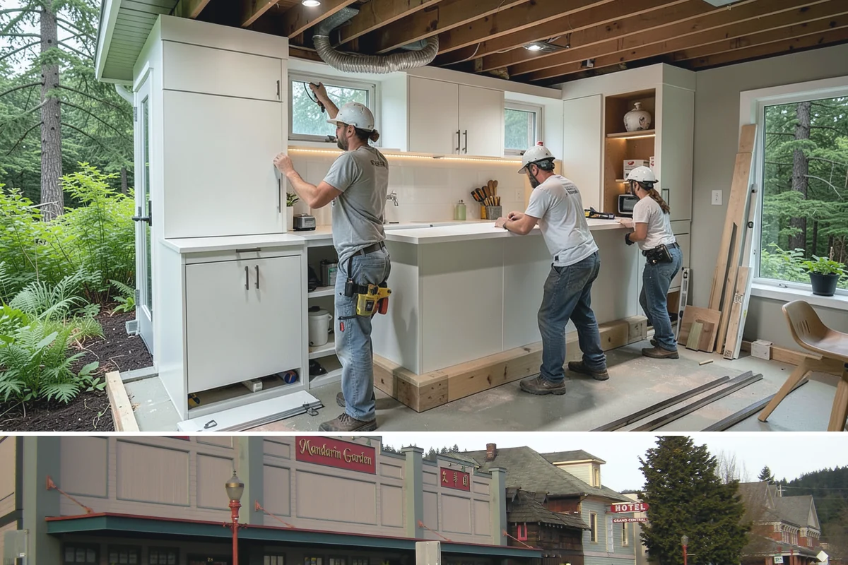 Accent Wall Installation in Issaquah, King County, WA - Accent wall installs are indoor work that can be scheduled any time of year.