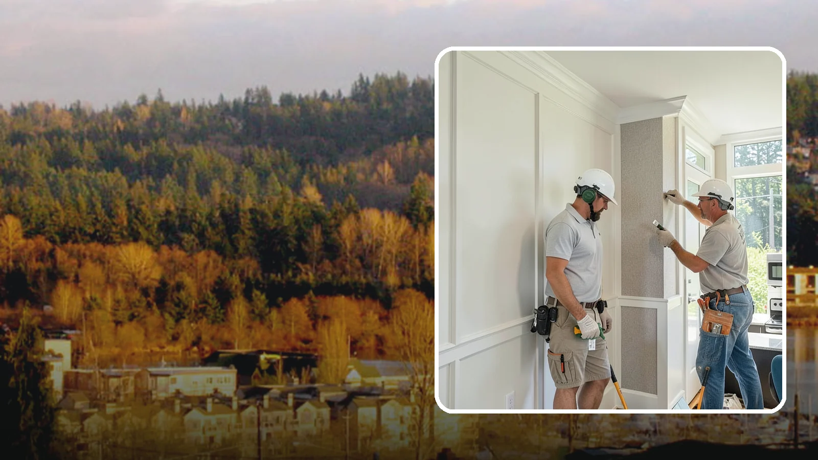 Accent Wall Installation in Kenmore, King County, WA - Creating a standout accent wall with texture, paneling, or material to anchor a room's design.