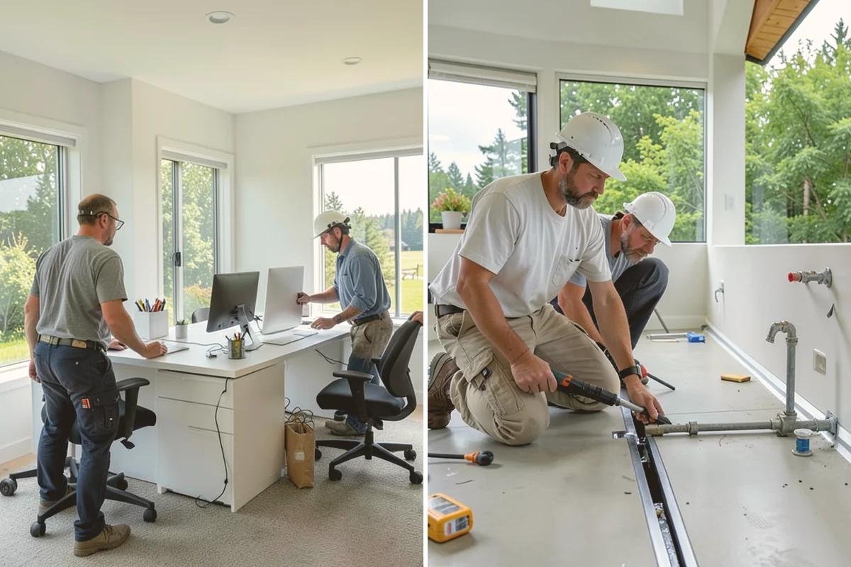 Accent Wall Installation in Kent, King County, WA - Choose material and design the layout