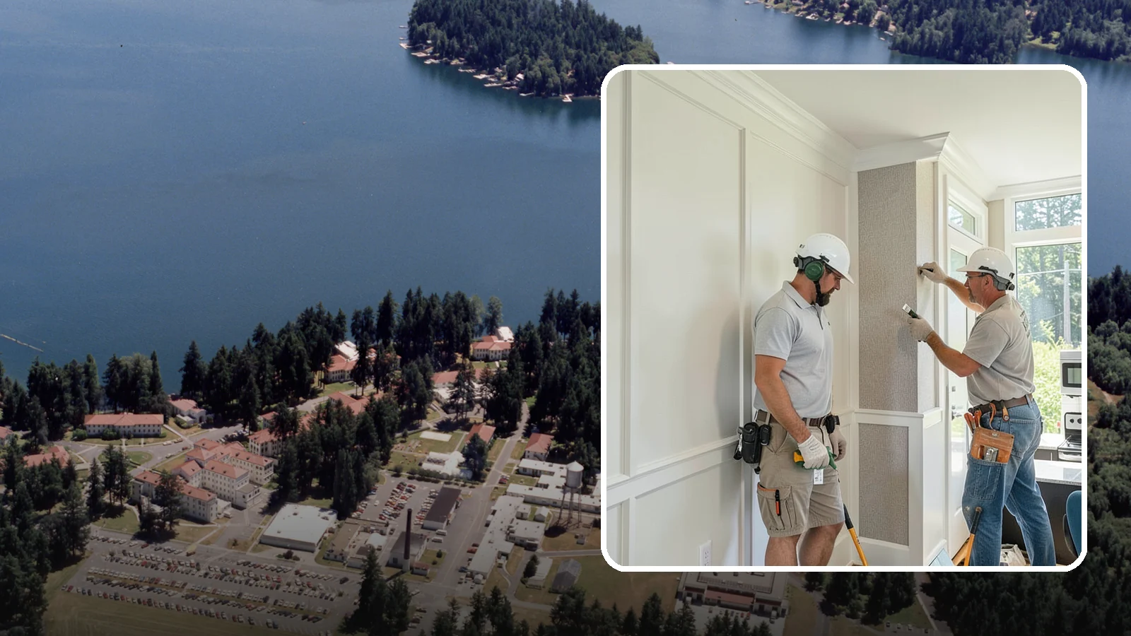 Accent Wall Installation in Lakewood, Pierce County, WA - Creating a standout accent wall with texture, paneling, or material to anchor a room's design.
