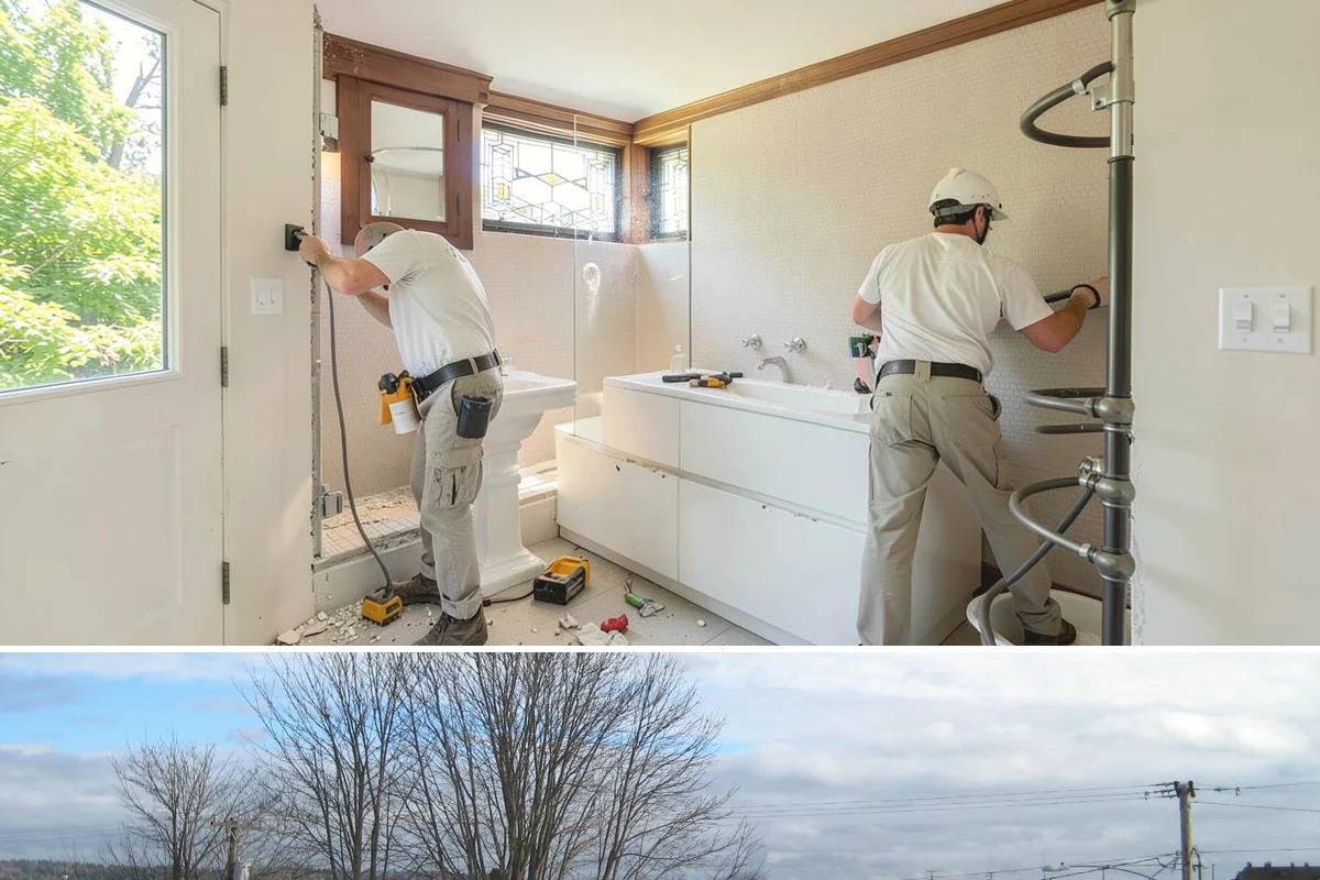 Accent Wall Installation in Langley, Island County, WA - Accent wall installs are indoor work that can be scheduled any time of year.