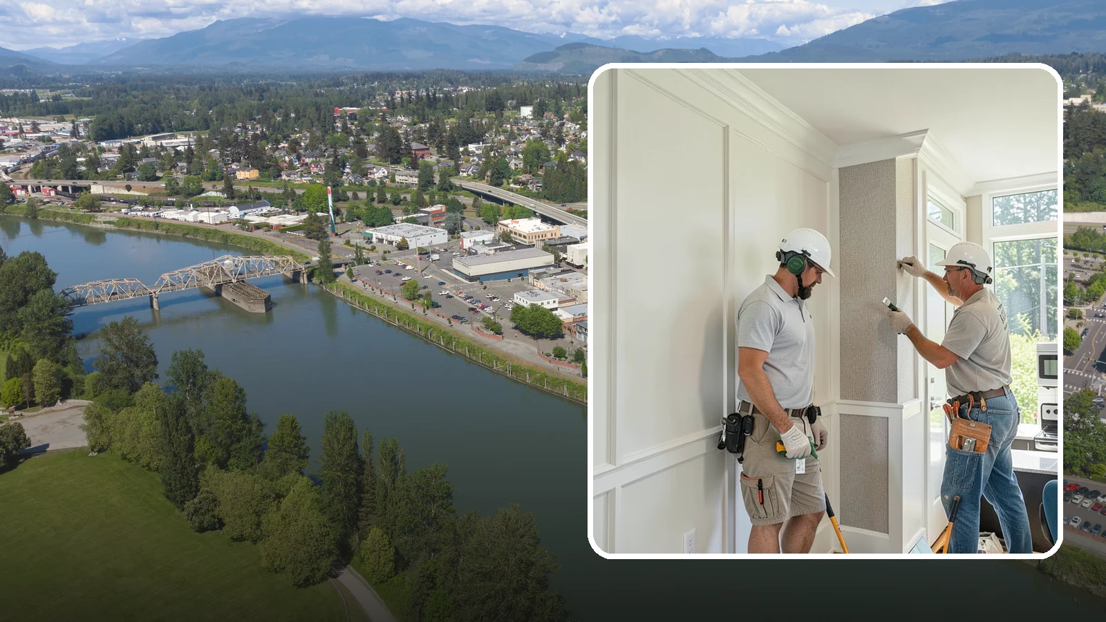 Accent Wall Installation in Mount Vernon, Skagit County, WA - Creating a standout accent wall with texture, paneling, or material to anchor a room's design.