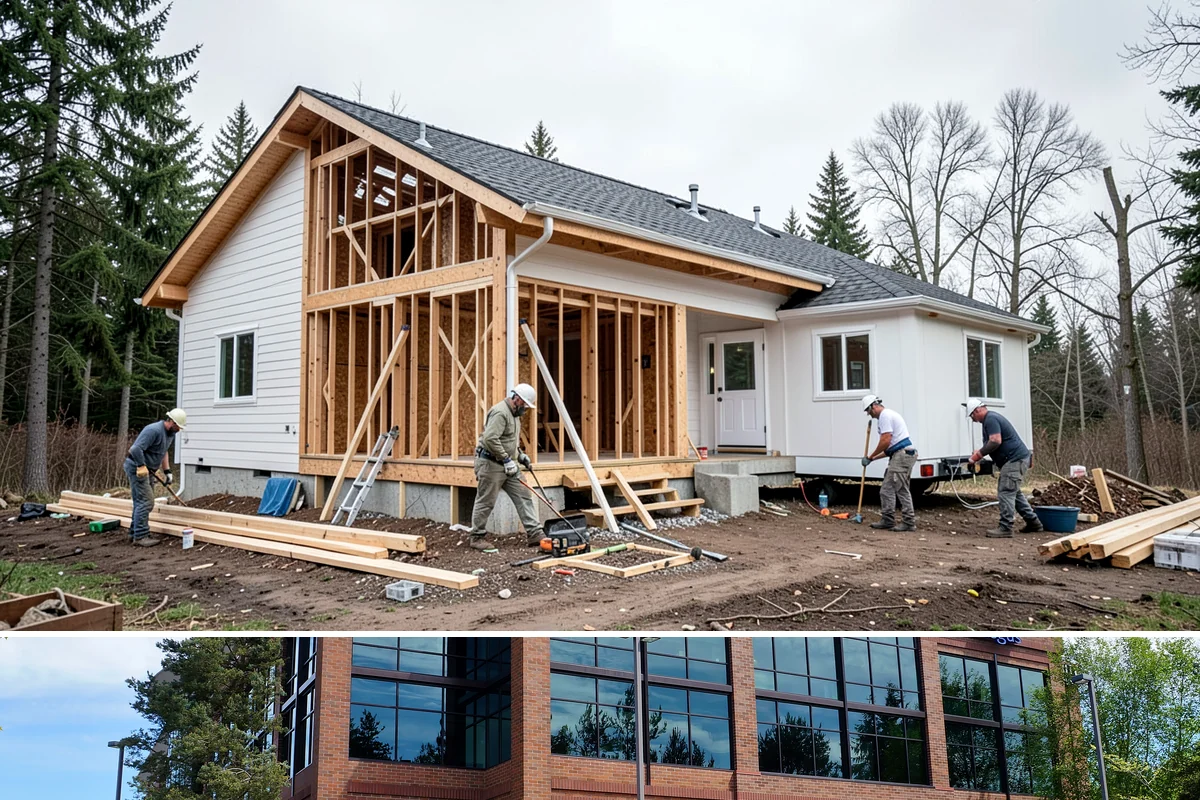 Accent Wall Installation in Mountlake Terrace, Snohomish County, WA - Accent wall installs are indoor work that can be scheduled any time of year.