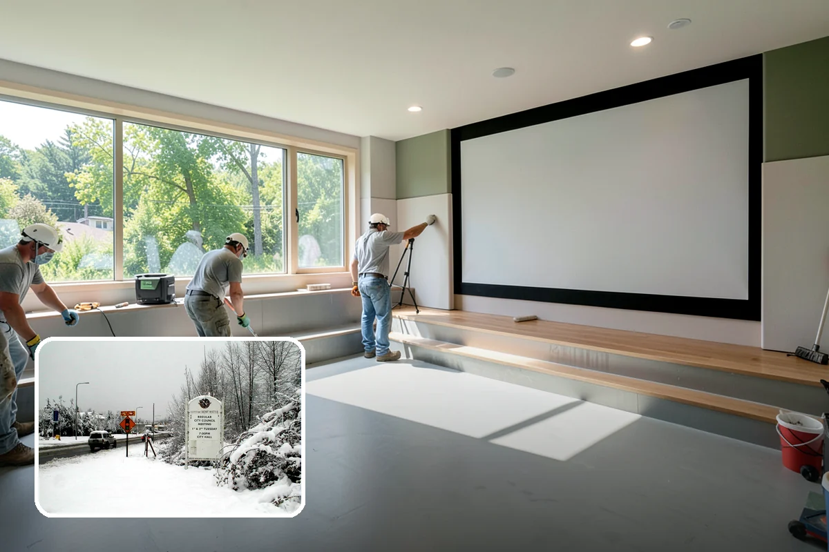 Accent Wall Installation in Newcastle, King County, WA - Creates a striking room focal point