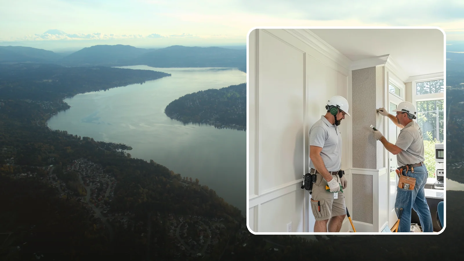 Accent Wall Installation in Sammamish, King County, WA - Creating a standout accent wall with texture, paneling, or material to anchor a room's design.