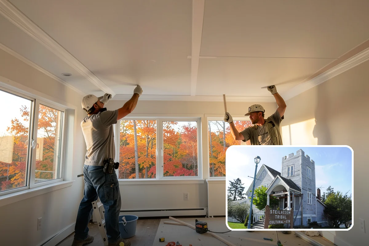Accent Wall Installation in Steilacoom, Pierce County, WA - Creates a striking room focal point