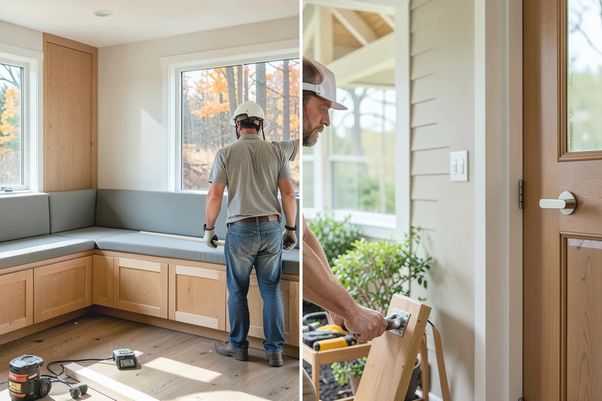 Accent Wall Installation in Wilkeson, Pierce County, WA - Choose material and design the layout
