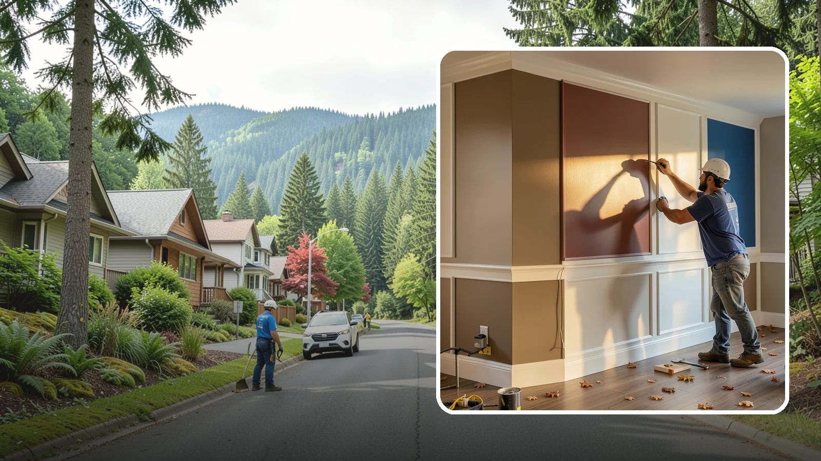 Accent Wall Painting in Darrington, Snohomish County, WA - Accent wall painting adds a bold focal color or finish to a single feature wall.