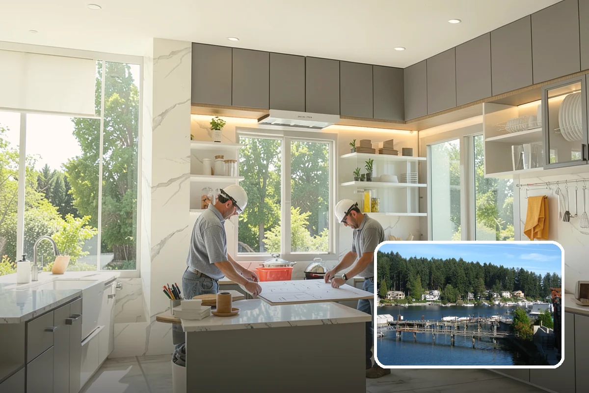 Accent Wall Painting in Gig Harbor, Pierce County, WA - A high-impact design change at a fraction of a full repaint cost