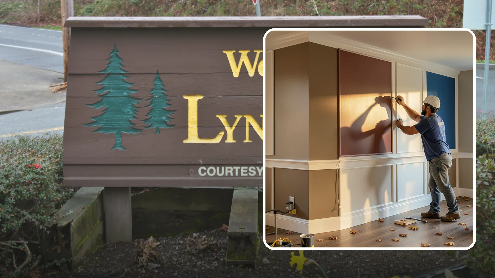 Accent Wall Painting in Lynnwood, Snohomish County, WA - Accent wall painting adds a bold focal color or finish to a single feature wall.