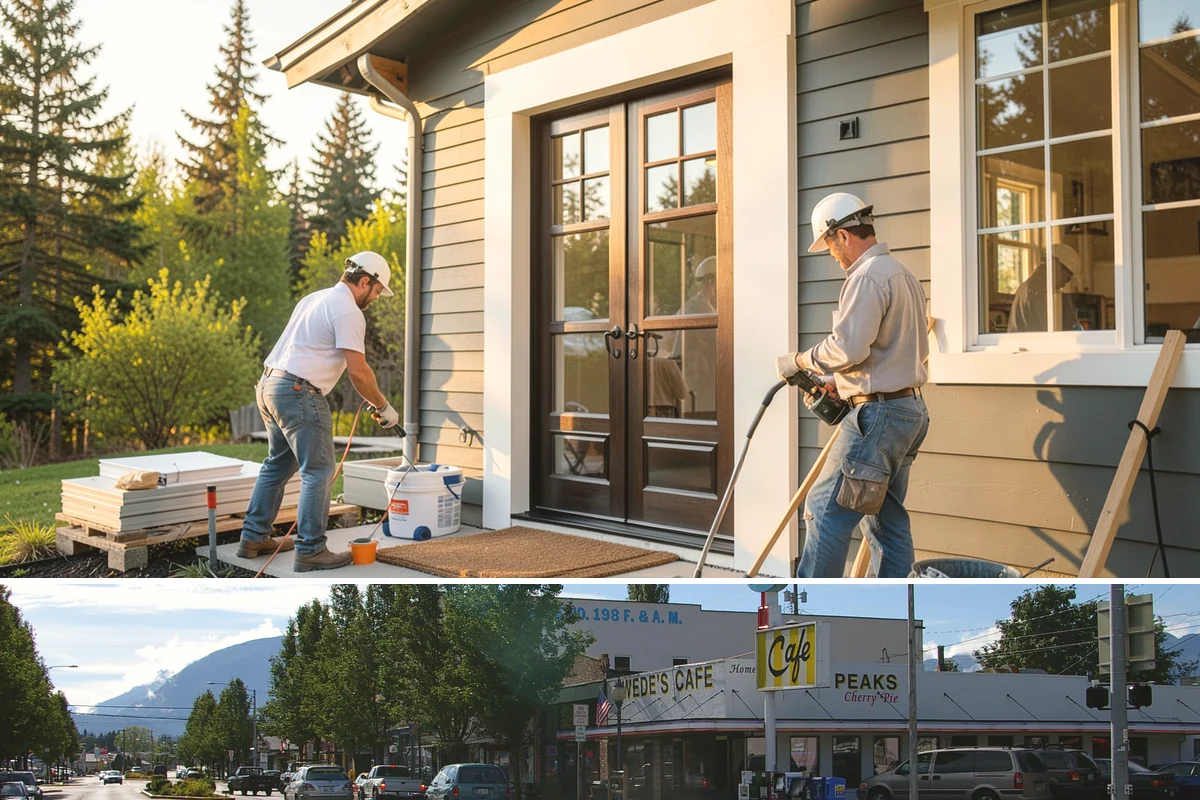 Accent Wall Painting in North Bend, King County, WA - An accent wall is an indoor upgrade you can tackle in any season, including the long Pacific Northwest winters.