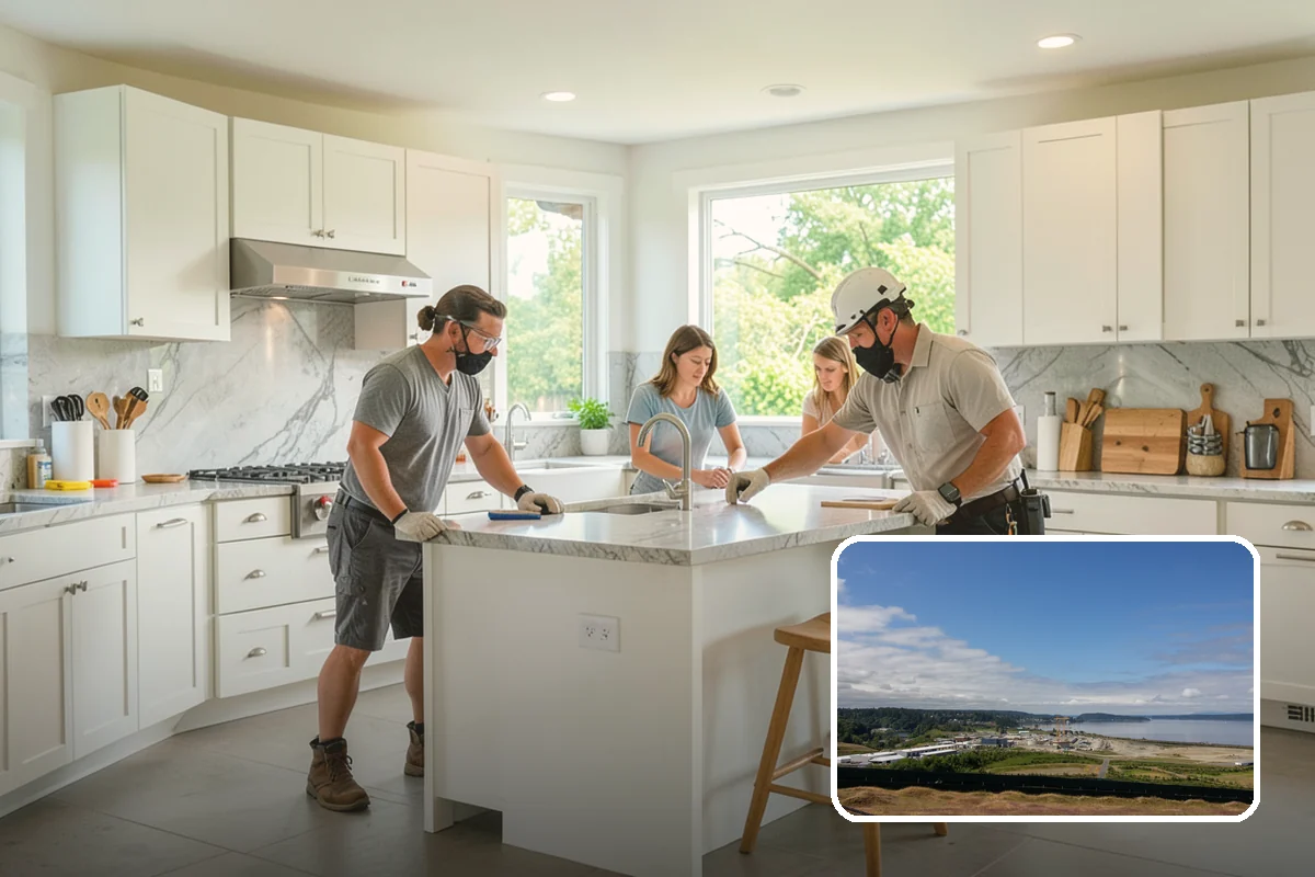 Accent Wall Painting in University Place, Pierce County, WA - A high-impact design change at a fraction of a full repaint cost
