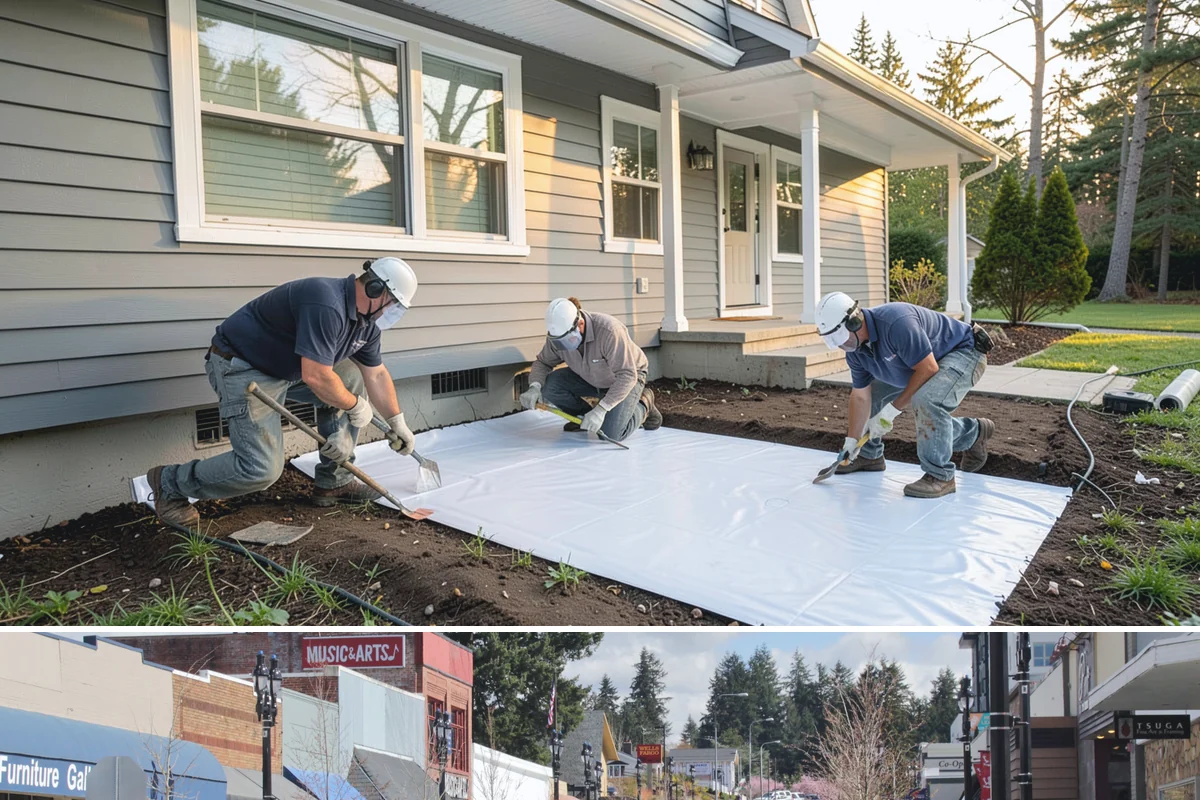 Accessible Bathroom Remodel in Bothell, King County, WA - Because this is interior work, accessible bathroom remodels are a smart project for the wet fall and winter months.