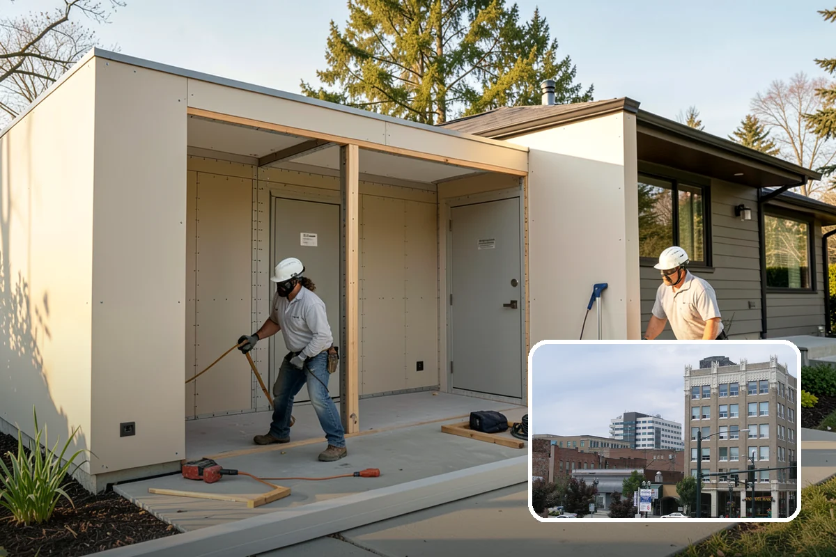 Accessible Bathroom Remodel in Everett, Snohomish County, WA - Curbless, roll-in showers that remove tripping hazards