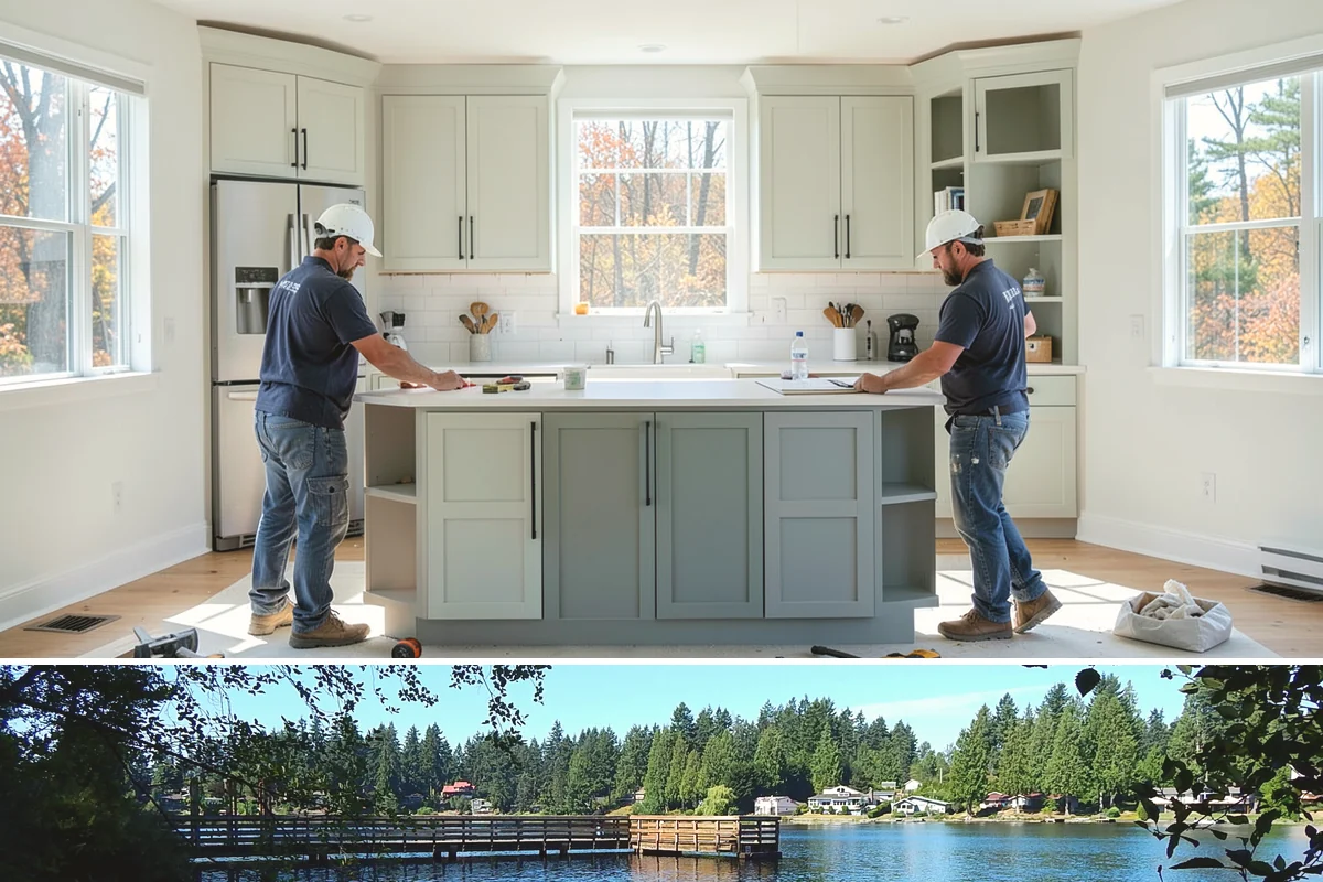 Accessible Bathroom Remodel in Federal Way, King County, WA - Because this is interior work, accessible bathroom remodels are a smart project for the wet fall and winter months.