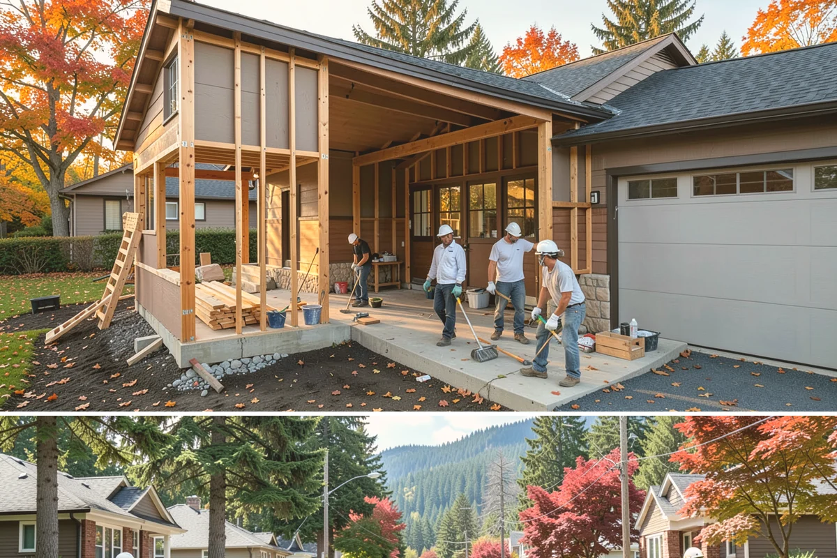 Accessible Bathroom Remodel in Hunts Point, King County, WA - Because this is interior work, accessible bathroom remodels are a smart project for the wet fall and winter months.
