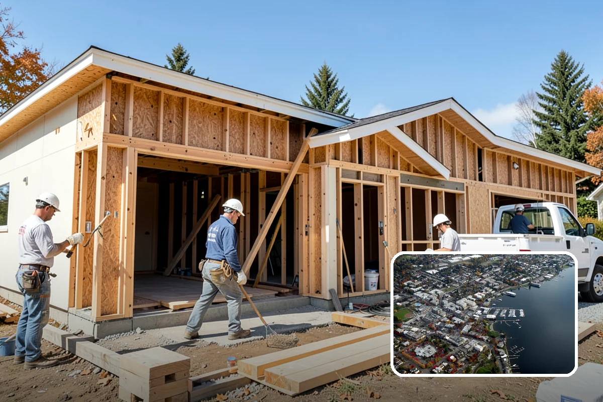 Accessible Bathroom Remodel in Kirkland, King County, WA - Curbless, roll-in showers that remove tripping hazards