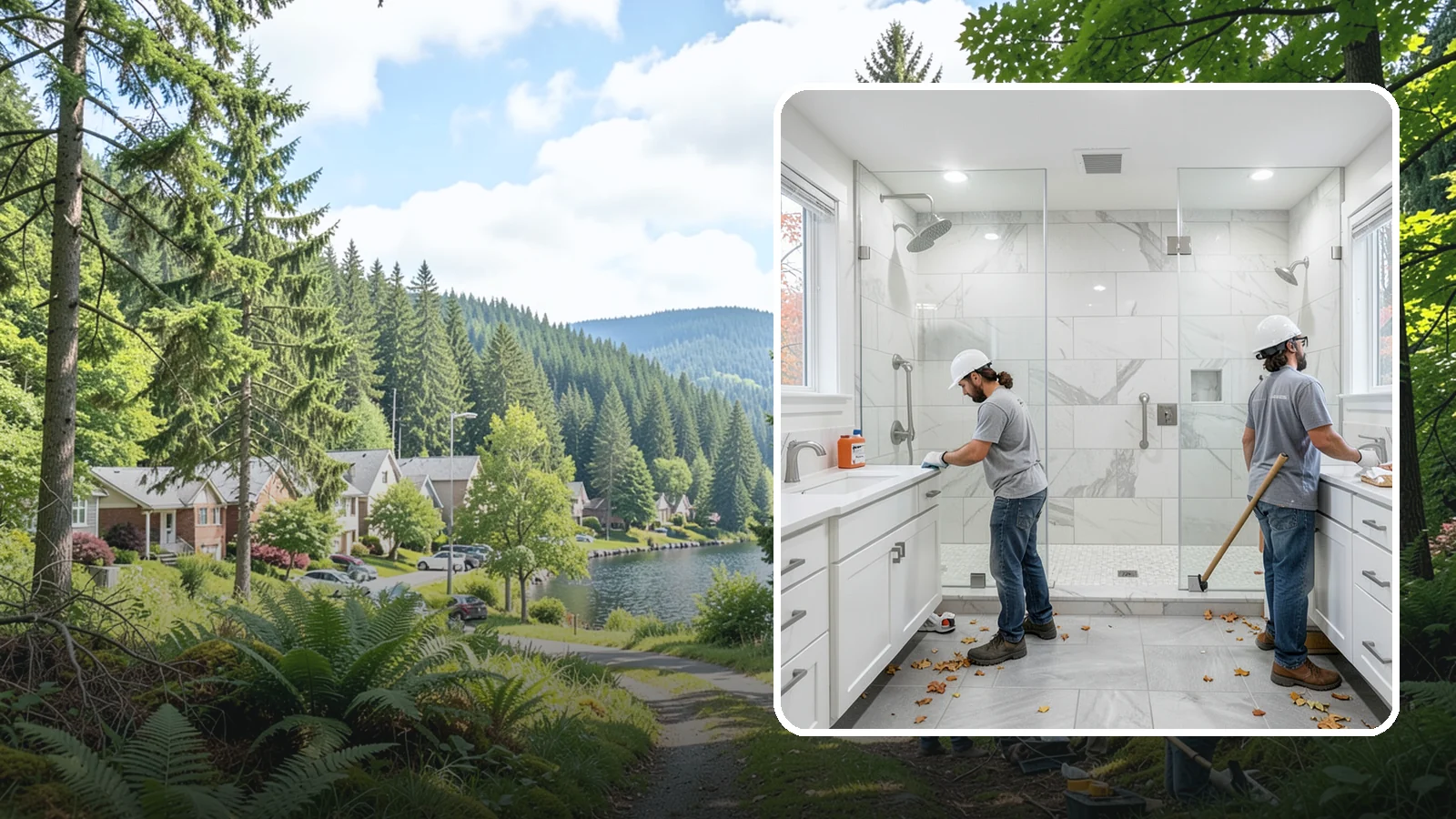Accessible Bathroom Remodel in Lake Forest Park, King County, WA - We transform bathrooms into safe, barrier-free spaces built to handle daily use and constant moisture.