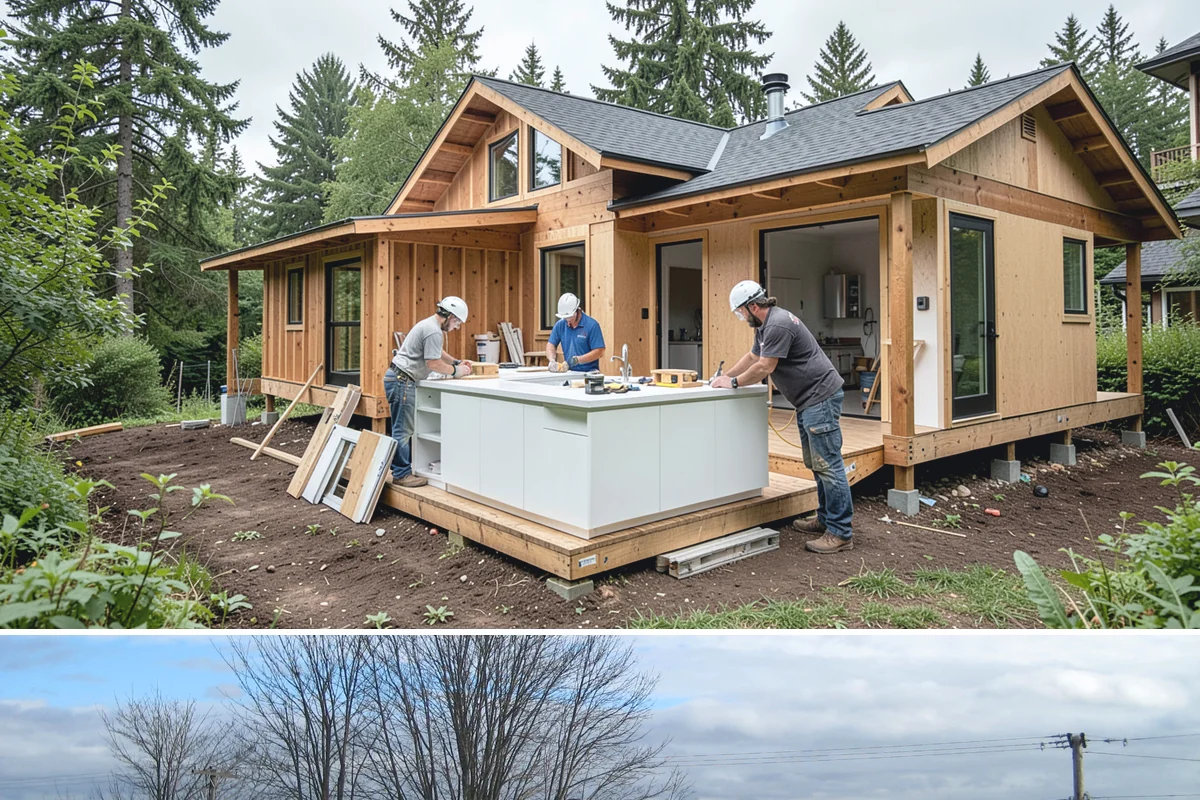 Accessible Bathroom Remodel in Langley, Island County, WA - Because this is interior work, accessible bathroom remodels are a smart project for the wet fall and winter months.